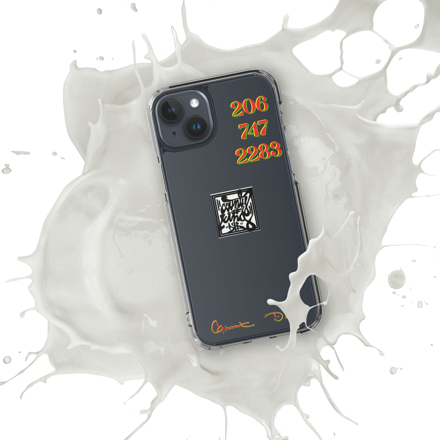 greatdane206 county of king$ Clear Case for iPhone®