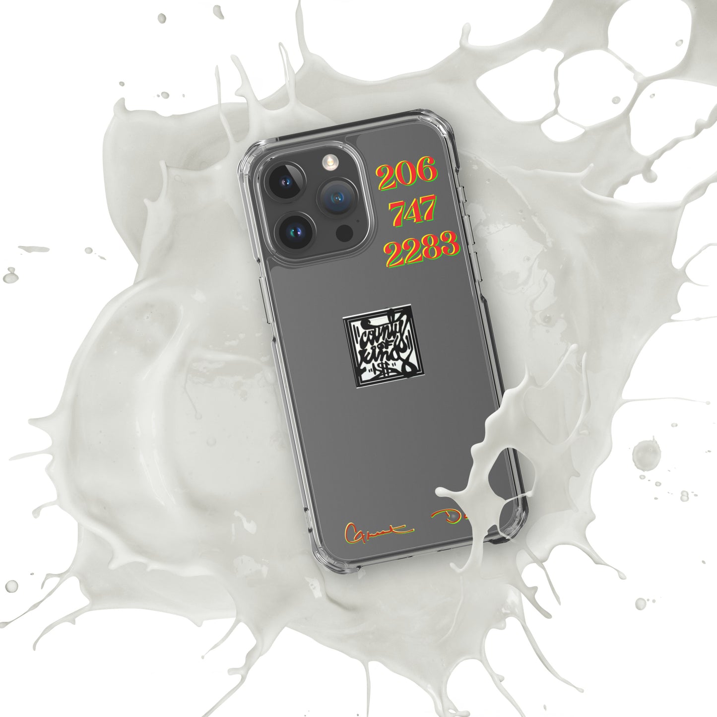 greatdane206 county of king$ Clear Case for iPhone®