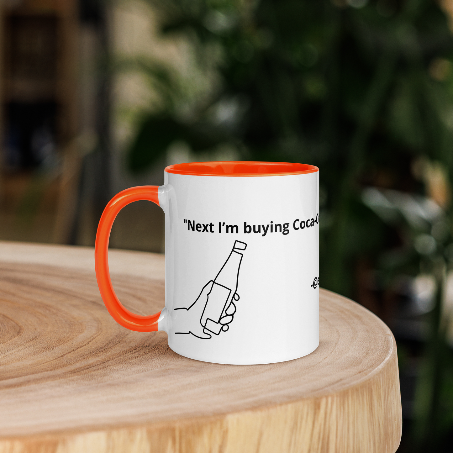 Elon Musk Cocaine quote Mug with Color Inside